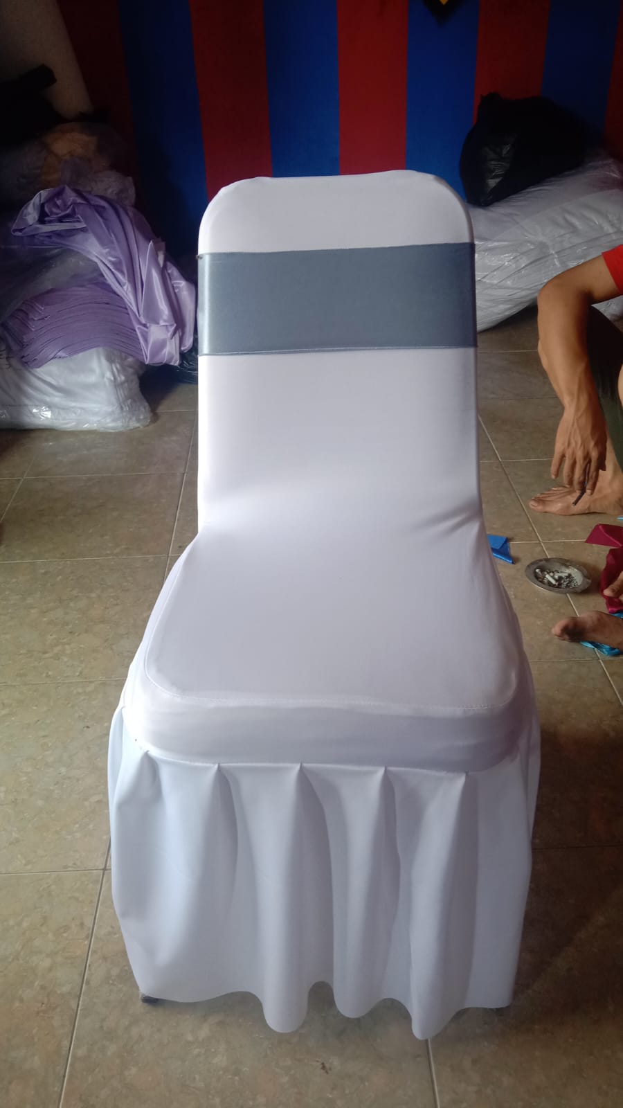 Sarung Kursi Futura Putih 